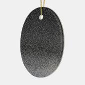 ウェットブラックアスファルト背景 セラミックオーナメント (左)
