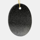 ウェットブラックアスファルト背景 セラミックオーナメント (裏面)