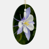 ウェットブルーオダマキ（植物） セラミックオーナメント (右)