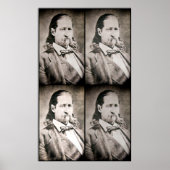 ウェットプレート4フレームワイルドビルHICKOK ポスター (正面)