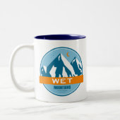 ウェットマウンテンズコロラド ツートーンマグカップ (左)