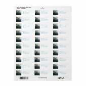 ウェットメールのラベルをサーファー ラベル (フルシート)