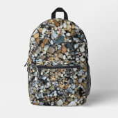 ウェットロック自然撮影ストーン プリントバックパック (正面)