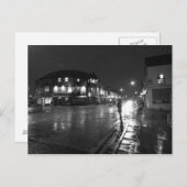 ウェット夕べ、サリスベリーロードカーディフ(1) ポストカード (正面/裏面)