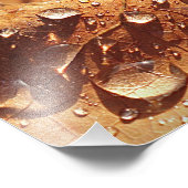 ウェット秋の葉 – 写真 フォトプリント            (角)