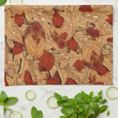 ウェット紅葉感謝祭 キッチンタオル (折り畳み)