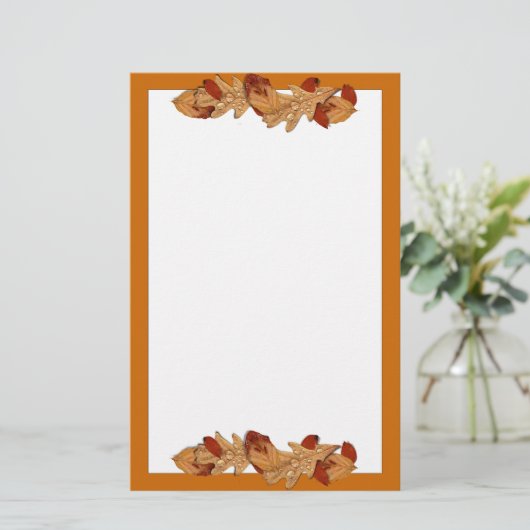 ウェット紅葉 便箋 (スタンド正面)