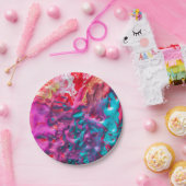 ウェット絵を描カラフル抽象芸術パレット ペーパープレート (パーティー)