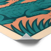 ウェット&ワイルドリバークリーチャー漫画 ポスター (角)