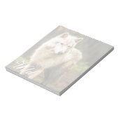 ウェットArctic Wolf春写真 ノートパッド (回転)