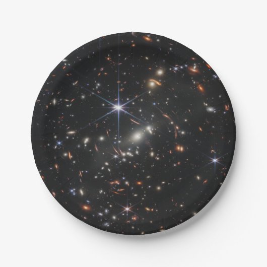 ウェッブが捉えた宇宙の最初の深遠な視界 ペーパープレート (正面)