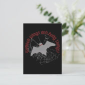 「ウェッブウィングとバティの物」ハロウィーンヴァンパイア ポストカード (スタンド正面)