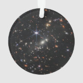 ウェッブ最初のディープフィールド、銀河宇宙 オーナメント (裏面)