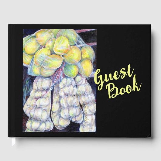 ウェッ疑問に思トマーケットの様子 ゲストブック (正面)