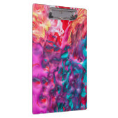 ウェッ絵を描トカラフル抽象芸術旋回パレット クリップボード (右)