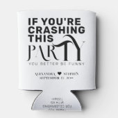 ウェディングおもしろいパーティー引用文結婚式の引き出物ドリンク 缶クーラー (裏面)