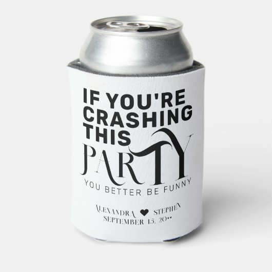ウェディングおもしろいパーティー引用文結婚式の引き出物ドリンク 缶クーラー (缶裏面)