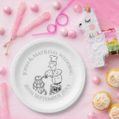 ウェディングおもしろいレセプション紙プレート ペーパープレート (パーティー)