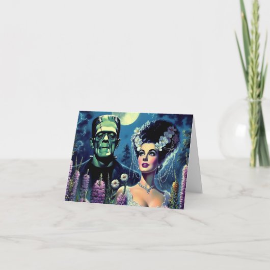 ウェディングのお礼カード サンキューカード (正面)