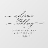 ウェディングのサイン ウィンドウサイン (シート)