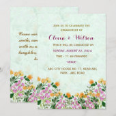 ウェディングの招待状 招待状 (正面/裏面)