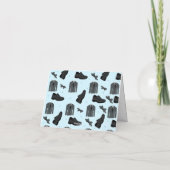 ウェディングの新郎または花婿介添えカード サンキューカード (裏面)