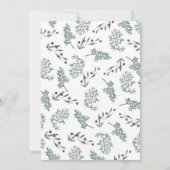 ウェディングはスコットランドの高地の日付を保存 招待状 (裏面)