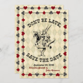 ウェディングは日付を保存し、アリスはワンダーランド セーブザデート (正面/裏面)