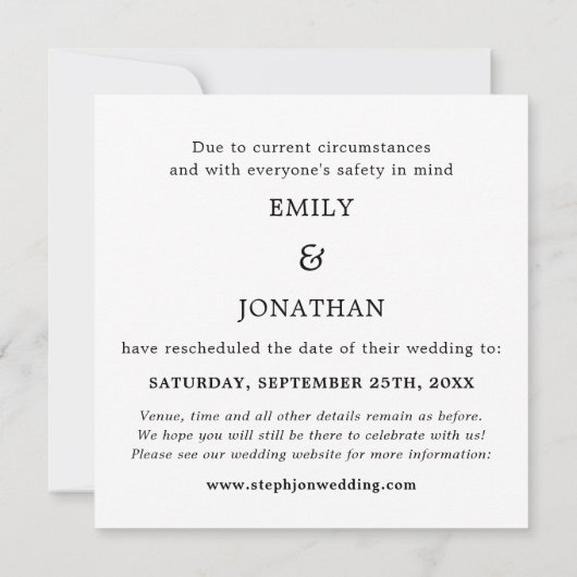 ウェディングを待つ価値がある日付を保存 ノートカード (裏面)