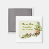 ウェディングアクセサリー お土産 ギフト マグネット (正面/裏面)