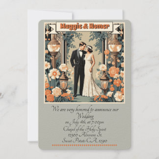 「ウェディングアナウンスメント」 招待状