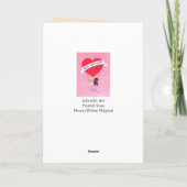 ウェディングアニバーサリーラブラドール カード (裏面)