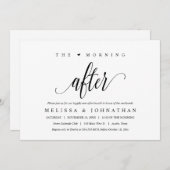 ウェディングアフターハッピエバーアフターブランシュ 招待状 (正面/裏面)