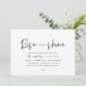 ウェディングアフターパーティーのおめでたい朝に  招待状 (スタンド正面)