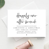 ウェディングアフターパーティーの招待状（ハッピーエバーラフターブランシュ） , 結婚式後 招待状