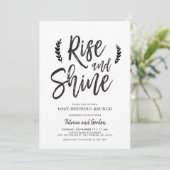 ウェディングアフターブランチにお越しください 招待状 (スタンド正面)