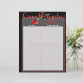 ウェディングアルバムゲストブックページ (スタンド正面)