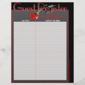 ウェディングアルバムゲストブックページ (裏面)