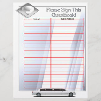 ウェディングアルバムゲストブックページ（ルーズリーフ挿入）