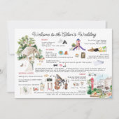 ウェディングウィークエンドの予定 | ギャザリングオークス ワコ 招待状 (正面)