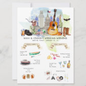 ウェディングウィークエンドの予定 | テキサス州オースティン 招待状 (正面)