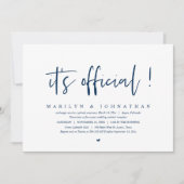 ウェディングエロープメントのディナー&パーティーのお知らせ 招待状 (正面)