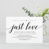 ウェディングエロープメント エレガントでクラシックなブラックスクリプト 招待状 (スタンド正面)