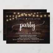ウェディングエロープメント ハッピーエバアフターパーティー 招待状 (正面/裏面)