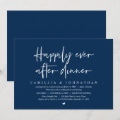 ウェディングエロープメント ハッピーエバーアフターディナー 招待状 (正面/裏面)