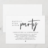ウェディングエロープメント ハッピーエバーアフターパーティー 招待状 (正面/裏面)