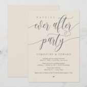 ウェディングエロープメント ハッピーエバーアフターパーティー 招待状 (正面/裏面)