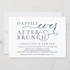 ウェディングエロープメント ハッピーエバーアフターブランシュ招待状, モダンロマンティック ミニマリ 招待状