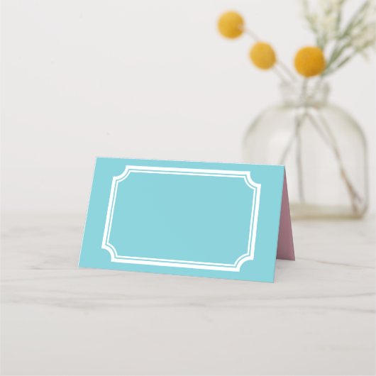 ウェディングカスタムレセプション用折り畳み座席表 プレイスカード (正面)