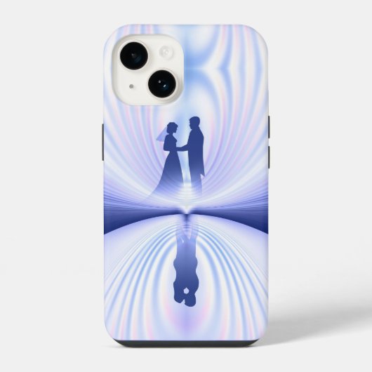 ウェディングカップル iPhoneケース (裏面)